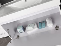 Mobile bagno bianco 100 cm lavabo e colonne inclusi – White London