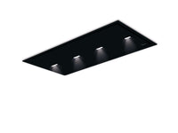 Cappa a soffitto da incasso GEA FLAT cm 90X60 - Nera spot light - 800 m3/h