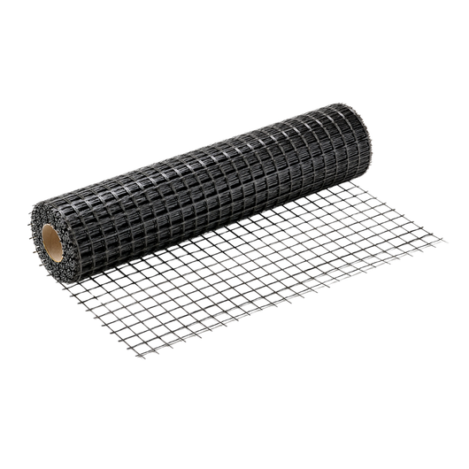 Rete in fibra di vetro 40x40 mm per rinforzo massetti e intonaci rotolo 1x50 m