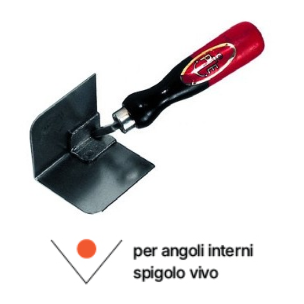 Frattone sagomato per angoli interni acuti 70x60x60 mm