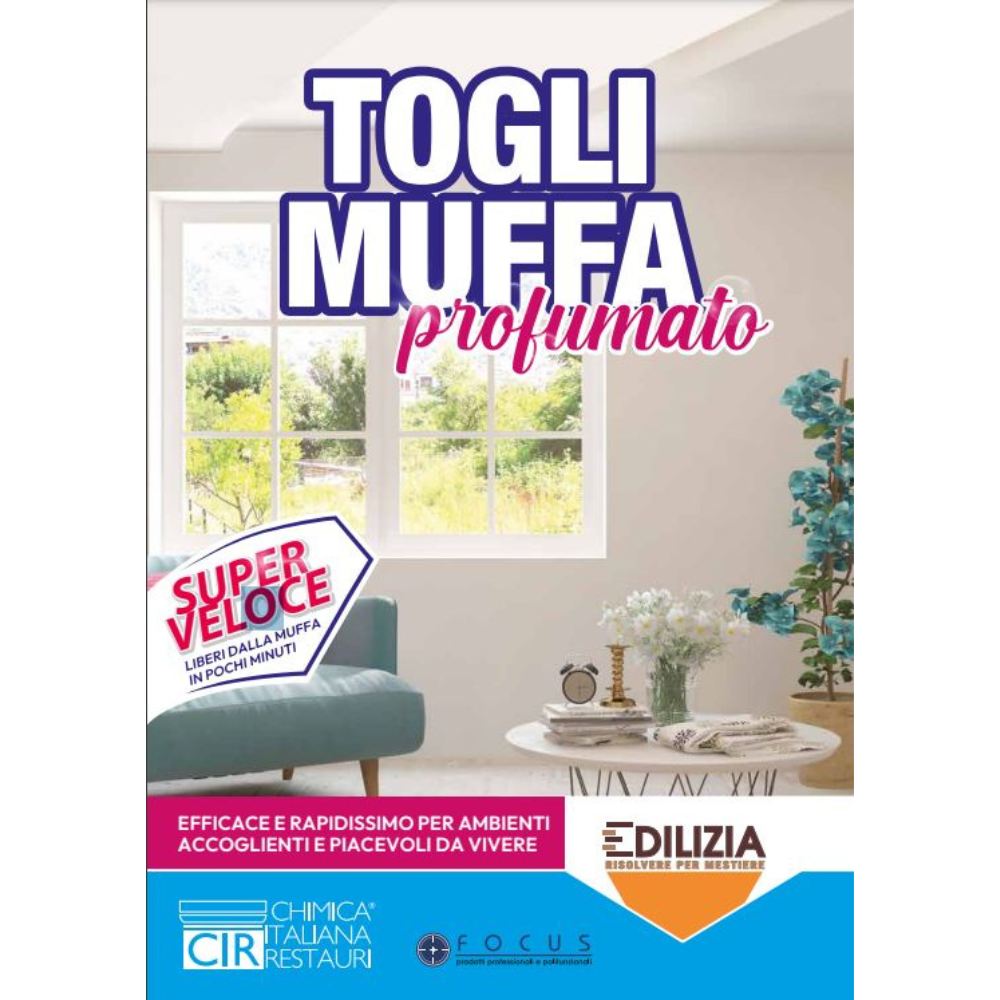 Detergente universale profumato spray sbiancante e sanificante togli muffa da 500 ml