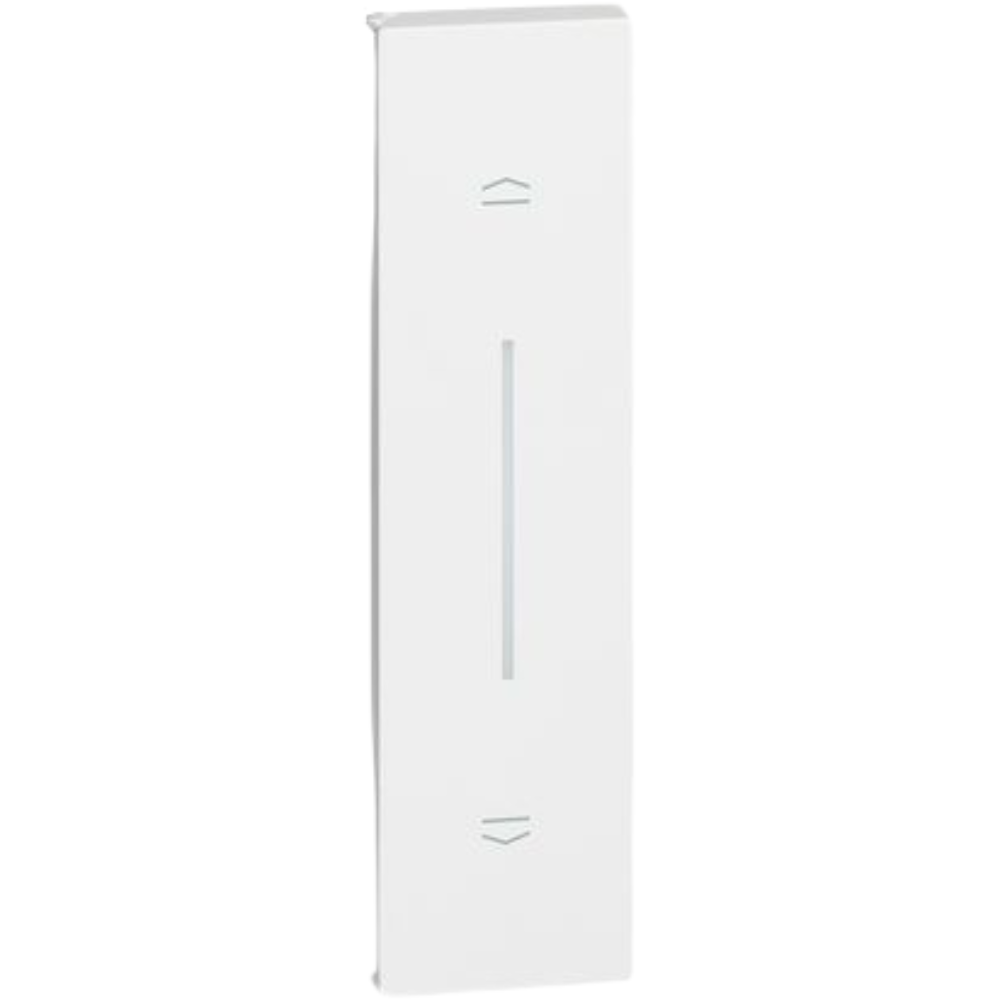 Bticino living now cover illuminabile 1 modulo per pulsanti e tapparelle *** colore bianco, confezione 1