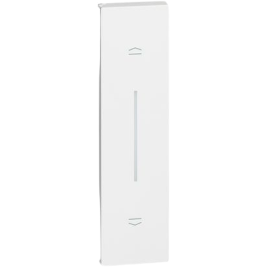 Bticino living now cover illuminabile 1 modulo per pulsanti e tapparelle *** colore bianco, confezione 1