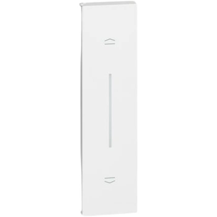Bticino living now cover illuminabile 1 modulo per pulsanti e tapparelle *** colore bianco, confezione 1