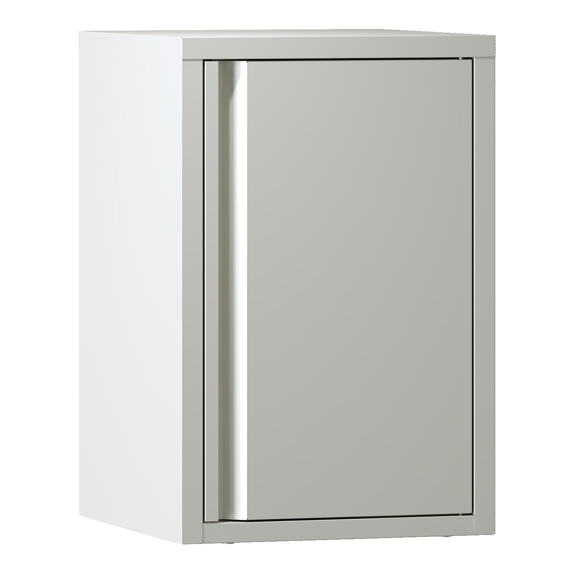 Armadietto a Parete Burlöv con Anta in Acciaio 50 x 33 x 35 cm - Bianco [en.casa]