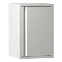 Armadietto a Parete Burlöv con Anta in Acciaio 50 x 33 x 35 cm - Bianco [en.casa]