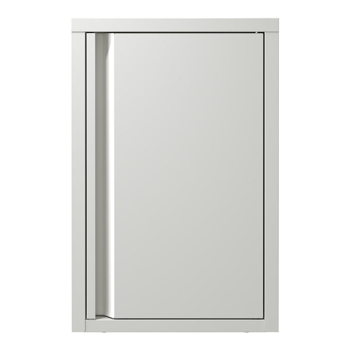 Armadietto a Parete Burlöv con Anta in Acciaio 50 x 33 x 35 cm - Bianco [en.casa]