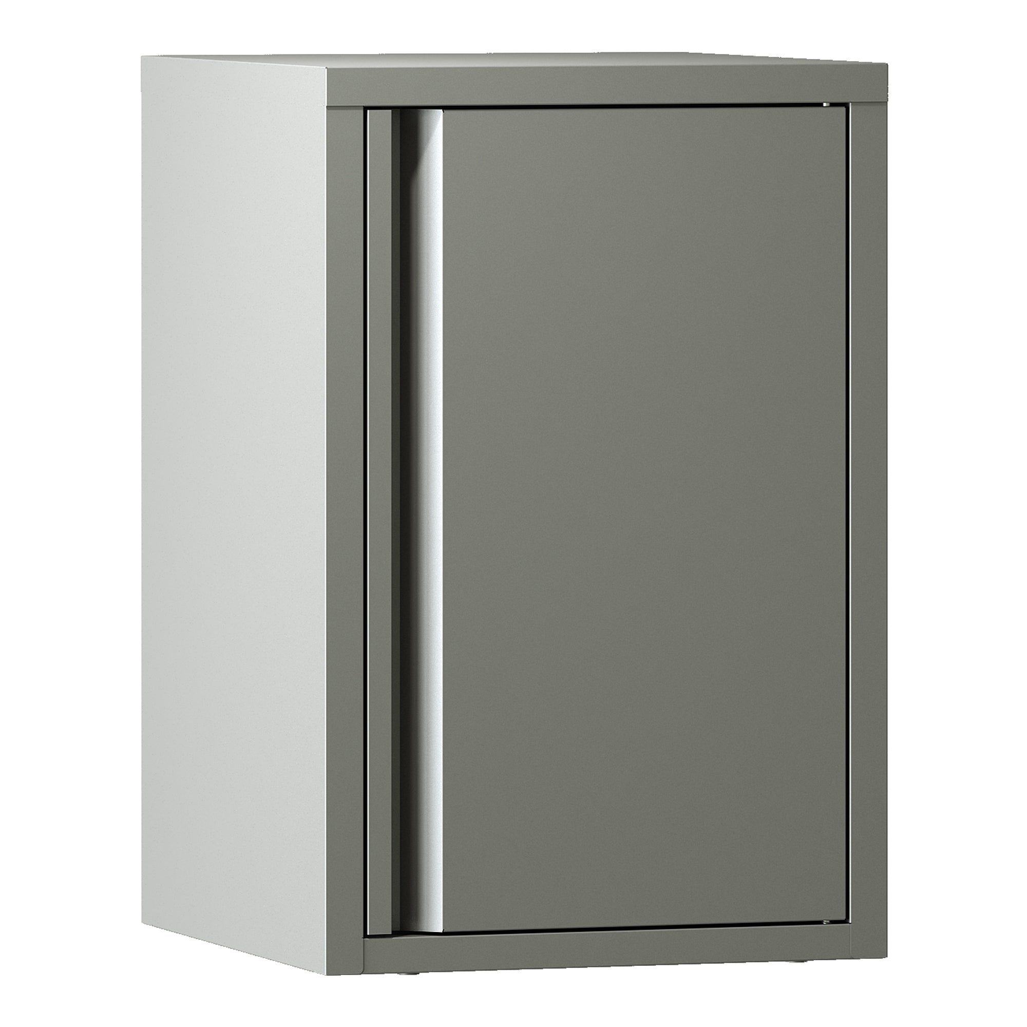 Armadietto a Parete Burlöv con Anta in Acciaio 50 x 33 x 35 cm - Grigio [en.casa]