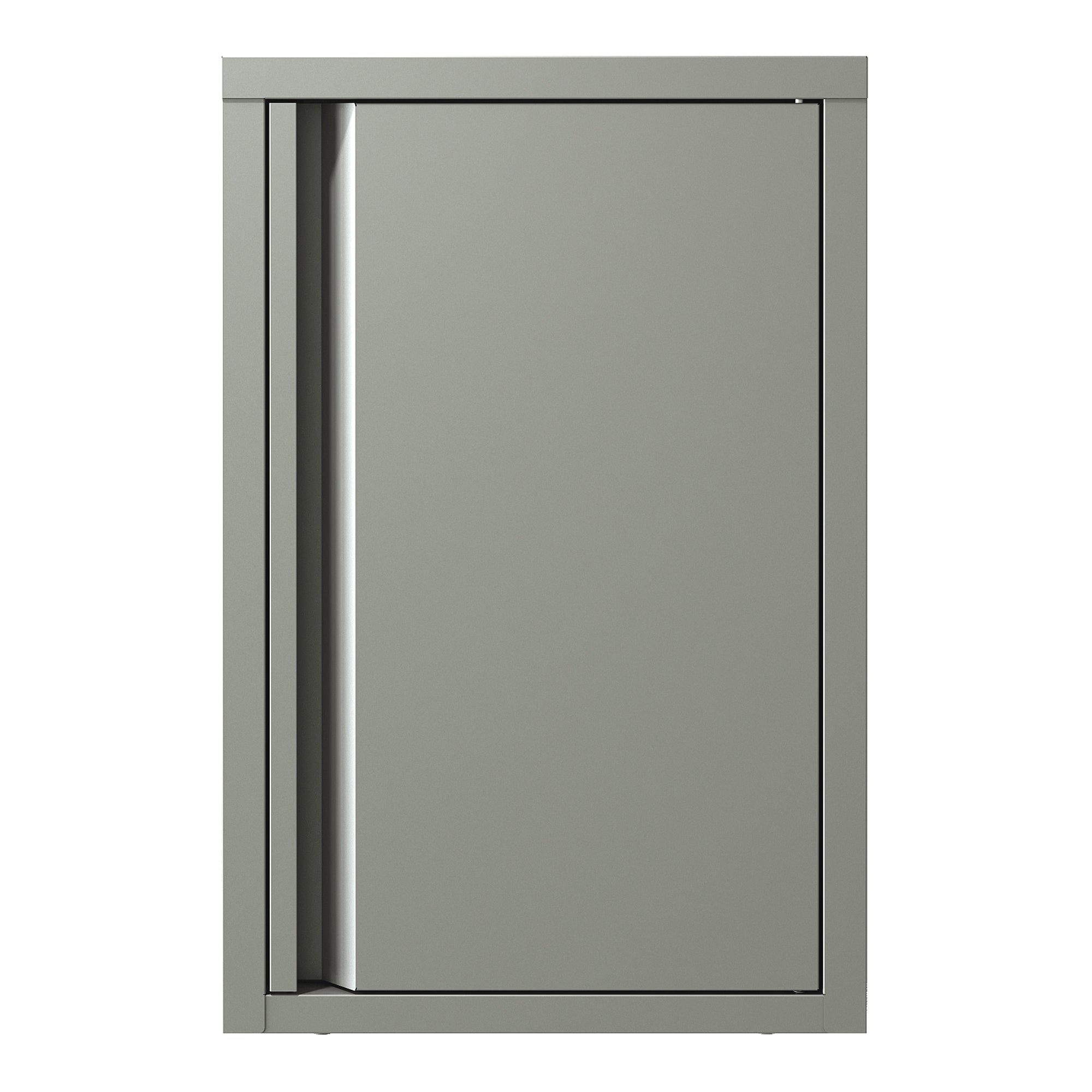 Armadietto a Parete Burlöv con Anta in Acciaio 50 x 33 x 35 cm - Grigio [en.casa]