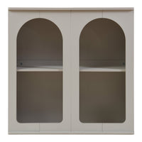 Credenza Trorhun Mobile Contenitore con Ripiano 80x30x80 cm - Grigio [en.casa]