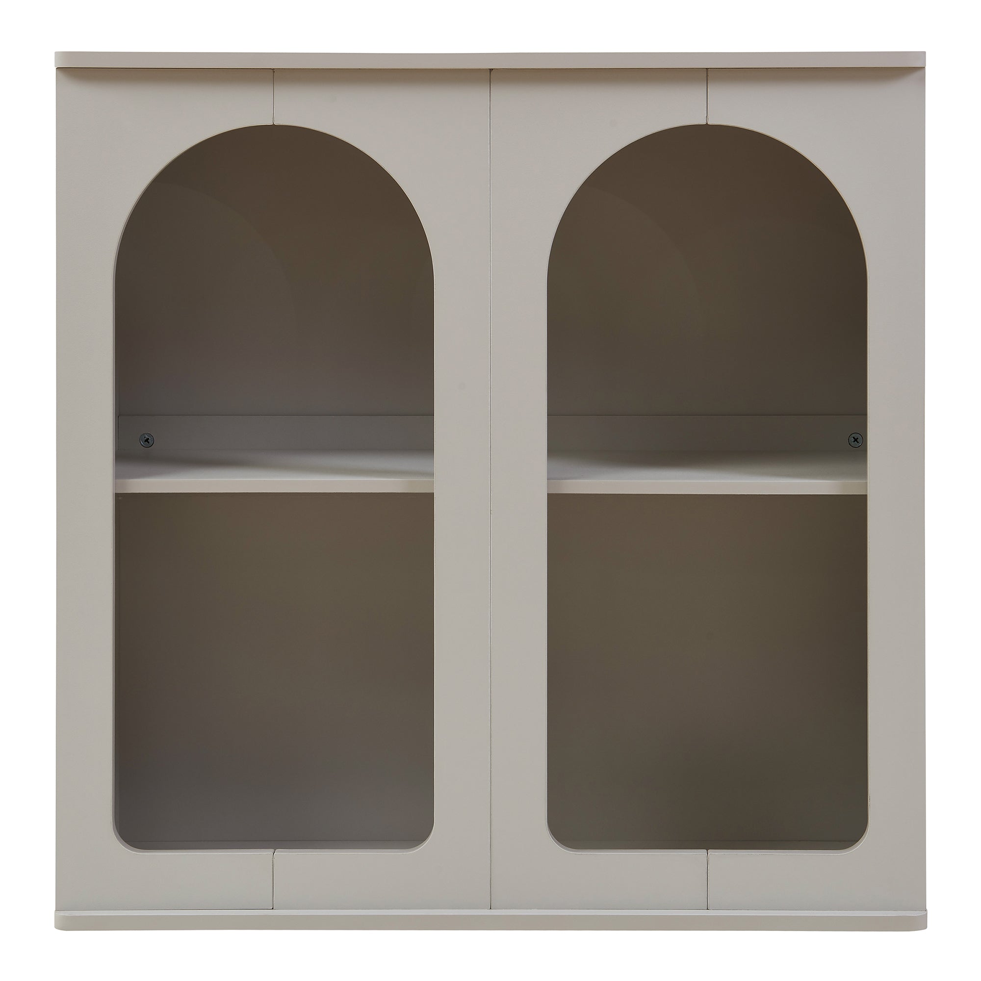 Credenza Trorhun Mobile Contenitore con Ripiano 80x30x80 cm - Grigio [en.casa]