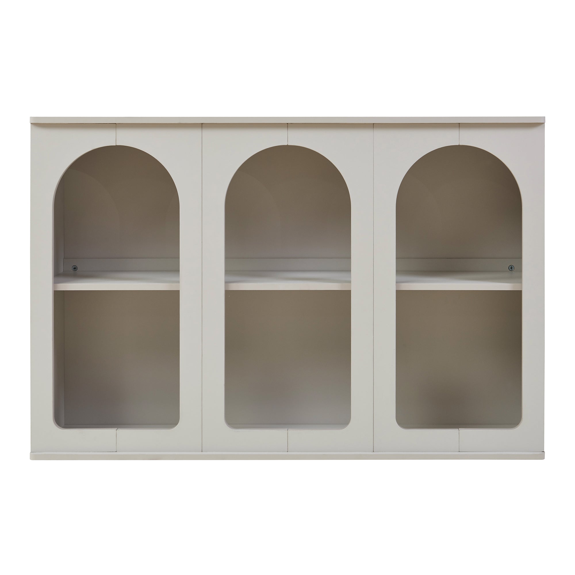 Credenza Trorhun Mobile Contenitore con Ripiano 120x30x80 cm - Grigio [en.casa]