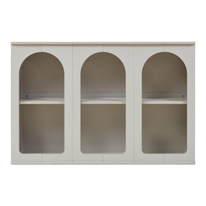 Credenza Trorhun Mobile Contenitore con Ripiano 120x30x80 cm - Grigio [en.casa]