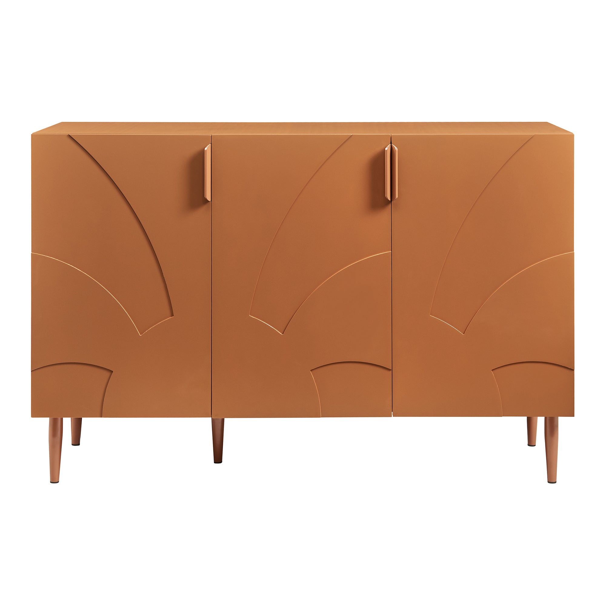 Credenza Bassa Starvili con 3 Ante Madia Moderna 75x115x38 cm color Ruggine [en.casa]