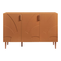 Credenza Bassa Starvili con 3 Ante Madia Moderna 75x115x38 cm color Ruggine [en.casa]