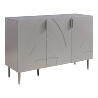 Credenza Bassa Starvili con 3 Ante Madia Moderna 75x115x38 cm Grigio [en.casa]