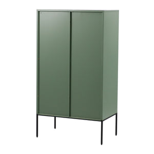 Libreria in Metallo Eidsvoll in Acciaio 135 x 75 x 45 cm Verde [en.casa]