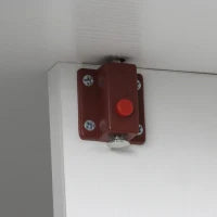 Tavolo da Pranzo Pieghevole Salvaspazio in Legno, 90x60x74cm, Bianco