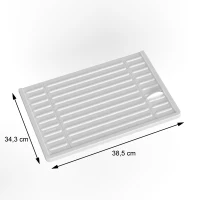 MONGARDI Lavatoio-Lavapanni Monoblocco in Resina PP per Esterno, 59x40x74