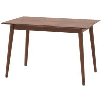 Tavolo da pranzo ampio per 4-6 persone in legno, 120x75x76 cm, Marrone