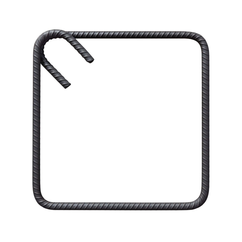 Staffe armatura ferro 25x25 cm strutture cemento disponibili diverse quantità *** pezzi 10, confezione 1