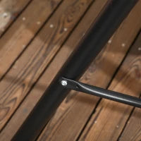 Dondolo da Giardino 3 Posti in Acciaio con Tetto Parasole in Poliestere, 172x110x153 cm, Rosso e Nero