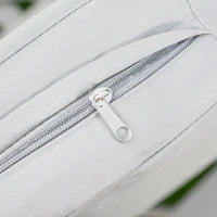 Set da Giardino in Rattan Sintetico Stile Boho con Tavolino e 2 Sedie, Bianco Crema