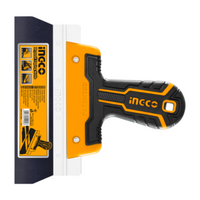 Spatola larga alluminio lama inox 200mm finitura nastro cartongesso professionale