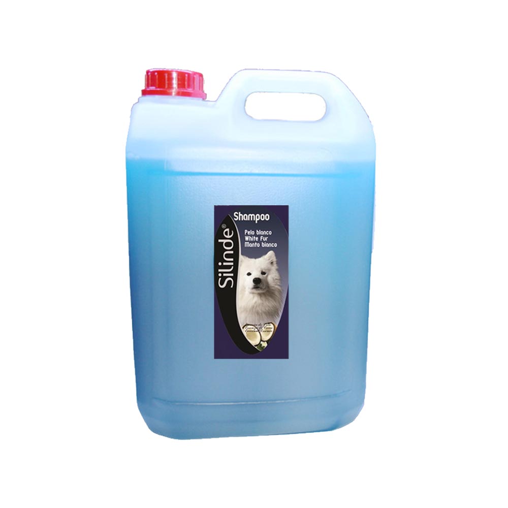 Silinde shampoo per cani specifico per manto bianco tanica da 5 litri