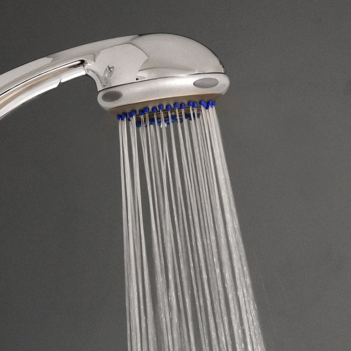 Ogomondo doccetta soffione vasca doccia 5 funzioni multigetto anticalcare abs cromato *** confezione 1