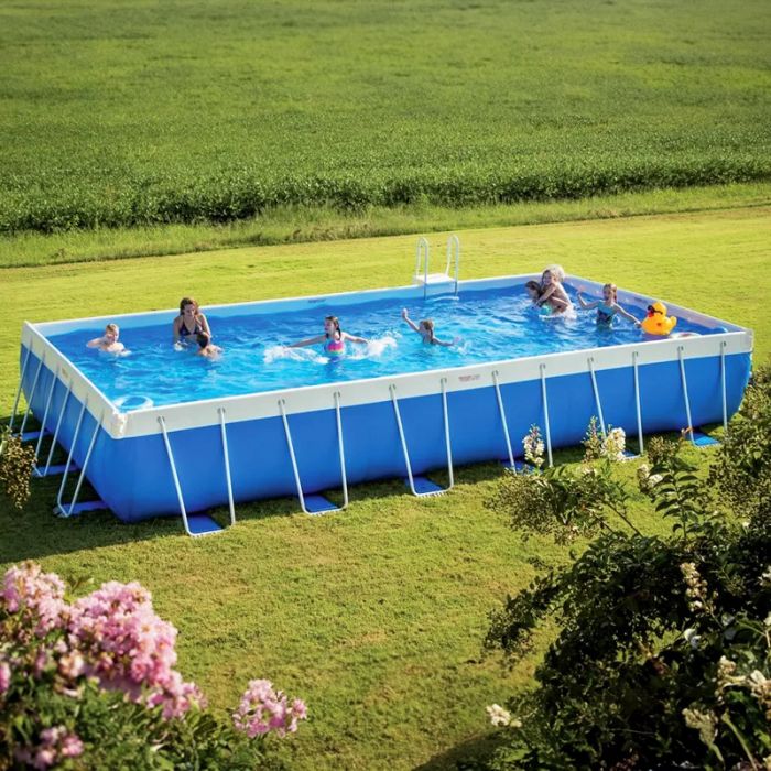 Piscina fuori terra LAGHETTO® Classic rettangolare 8,84 x 3,84 h.1,25 m