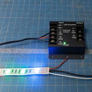 Amplificatore striscia led rgb optonica 6326 12-24v 288w