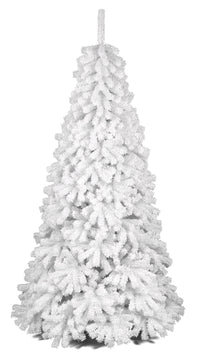 Albero di Natale Artificiale Innevato 120 cm 453 Rami Bianco