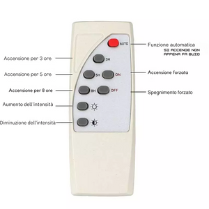 Proiettore led ad energia solare con pannello solare + telecomando luce fredda *** potenza 20w, confezione 1