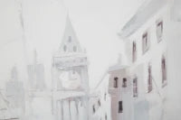 Dipinto Su Tela Tram -A- Cm 80X3X80