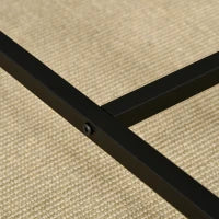 Set Tavolo Alto con 4 Sgabelli Stile Industriale in Metallo e Legno, Rovere Chiaro