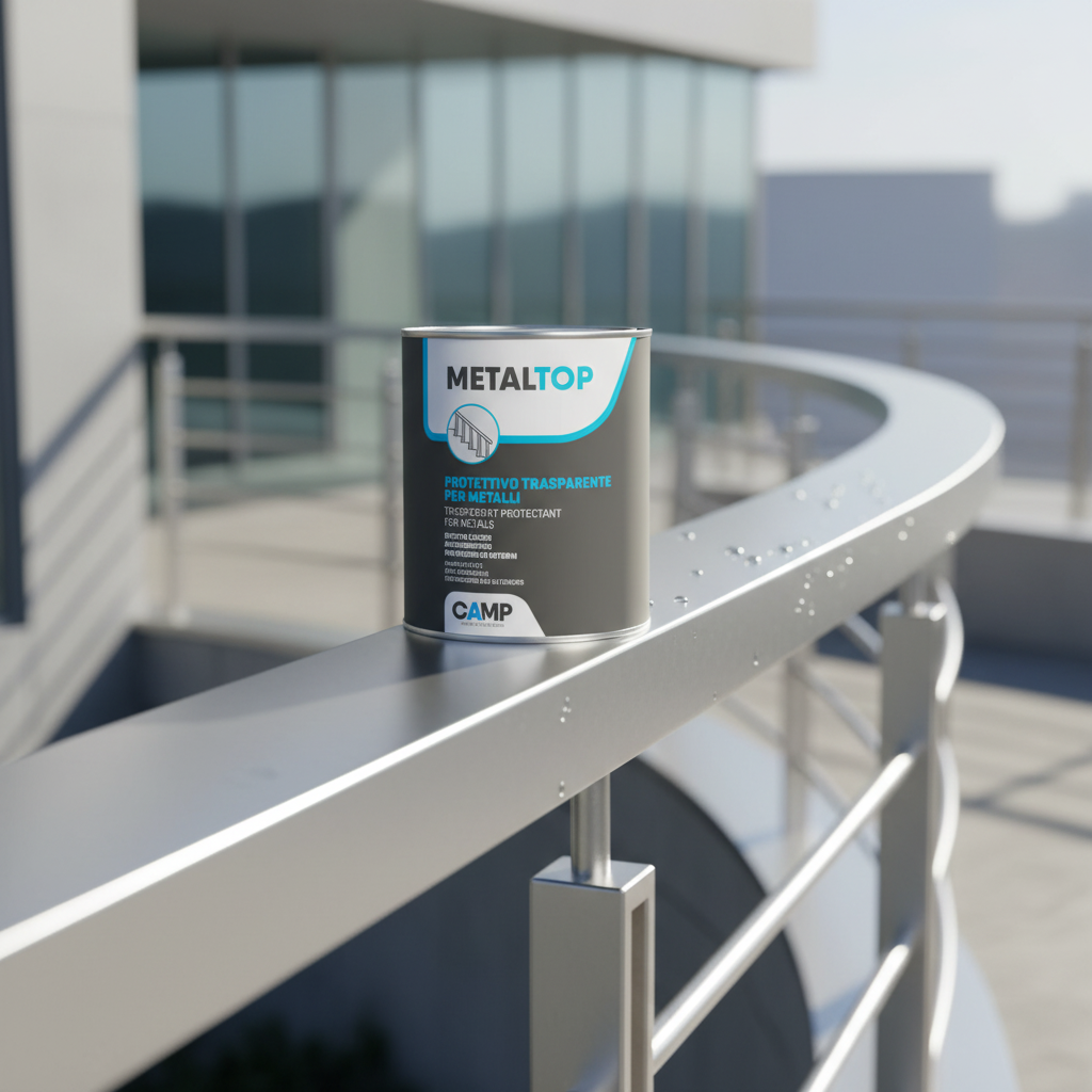 Metal top protettivo trasparente per metalli effetto lucido antiruggine 1 litro