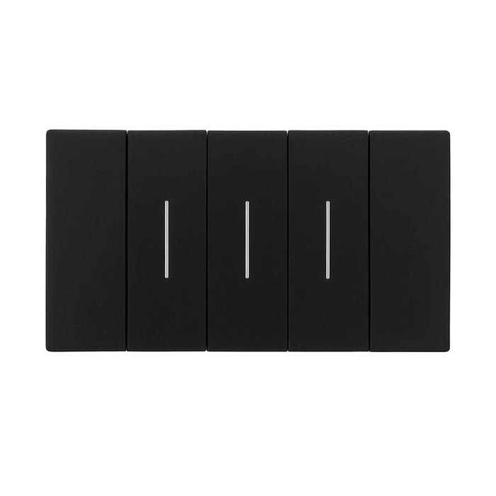 Bticino living now cover copriforo 1 modulo per supporti compatibili *** colore nero, confezione 1