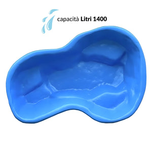 Laghetto bracciano azzurro e pompa ecopond 2.0 da 1400 litri ora