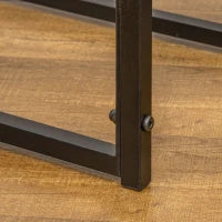 Portalegna da Interno ed Esterno in Metallo con Paletta, Scopa, Attizzatoio e Pinza, Nero, 84x33x76cm