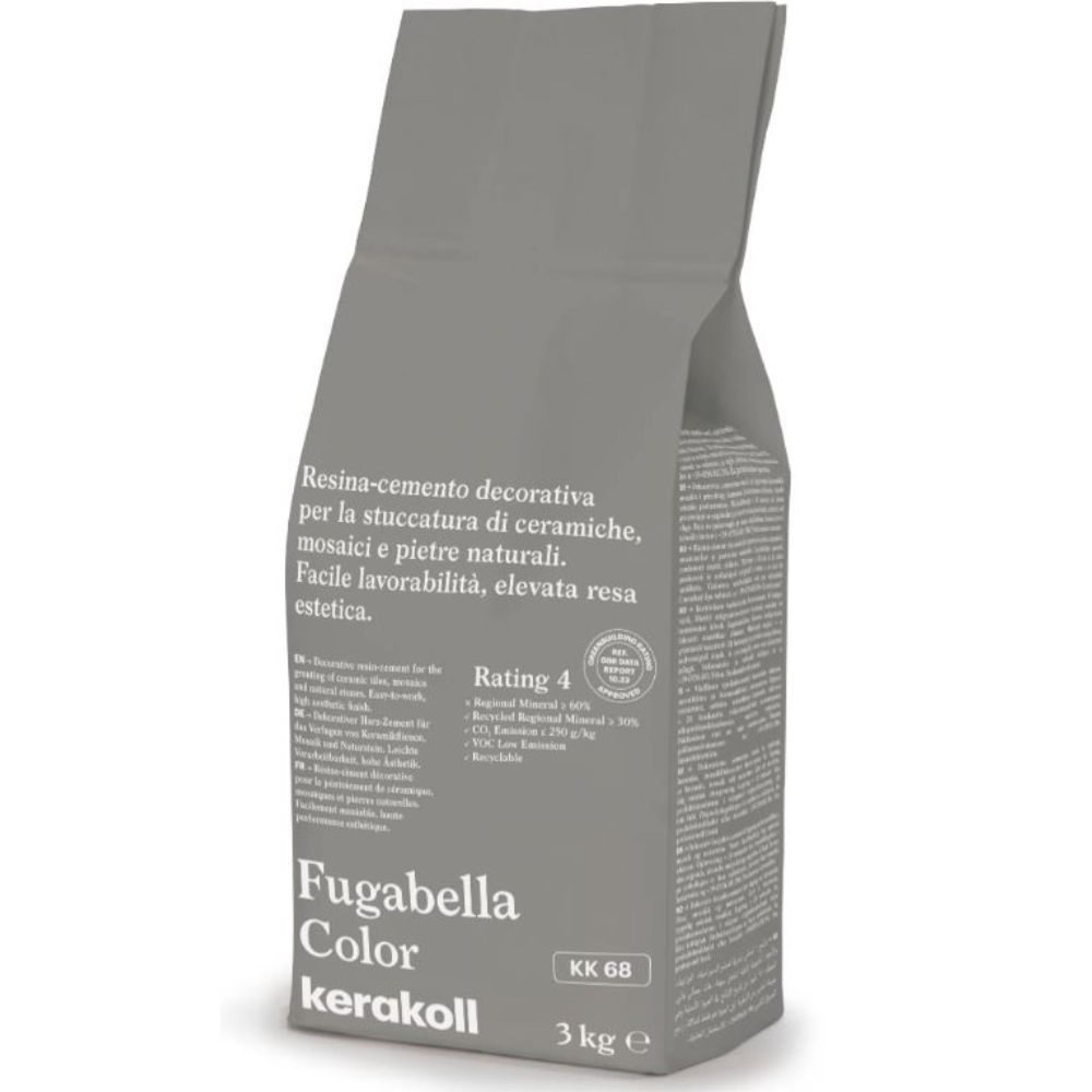 Stucco ibrido piastrelle fugabella impermeabile resistente confezione 3 kg *** colore- kk 68, confezione 1