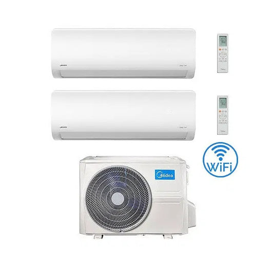 Condizionatore Midea Dual Split Inverter serie XTREME PRO 9000+12000 con M3OG-21 R-32 Wi-Fi Integrato