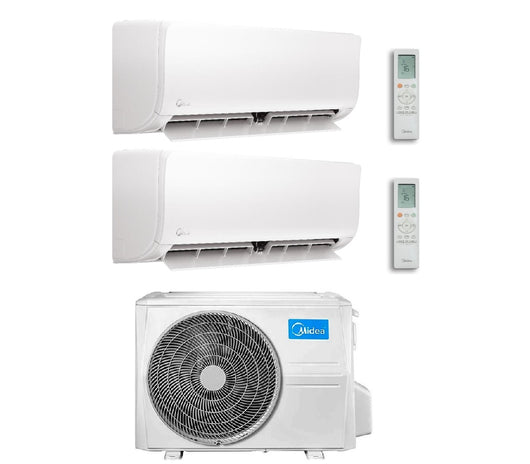 Condizionatore Midea Dual Split Inverter serie XTREME PRO GREEN 9000+18000 Btu con M3OA-27 R-32 Wi-Fi integrato