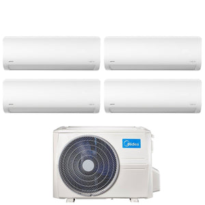 Condizionatore Midea Quadri Split Inverter serie XTREME PRO 9000+9000+9000+12000 con M4O-36FN8 R-32 Wi-Fi Integrato