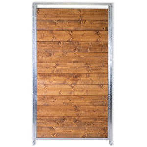 Box per cani coperto di metri 2 e retro in legno zincatura a caldo da 400x200x altezza 180 cm