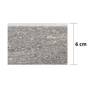 Battiscopa gres porcellanato 120x6 cm london grey s.agostino rettificato effetto pietra r11 opaco