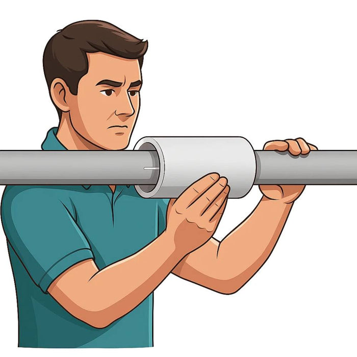 Faeg raccordo giunto semplice pvc grigio ip40 per tubo rigido elettrico *** diametro 50 millimetri, confezione 1