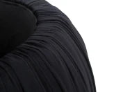 Pouf Contenitore Paris Nero cm Ø 41X41