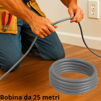 Cavo elettrico fg16or 3x1,5 mm² grigio 0,6/1 kv matassa 25 metri