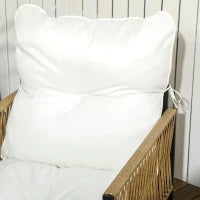 Set da Giardino 4 Pezzi in Rattan con Divanetto, 2 Sedie e Tavolino da Caffè, Nero, Marrone e Crema